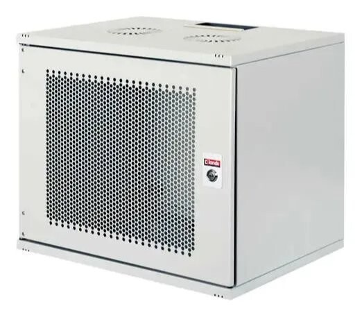 

Коммутационный шкаф Lande LN-SH12U5440-BL-F0-3 настенный, перфорированная передняя дверь, 12U, 540x595x400мм