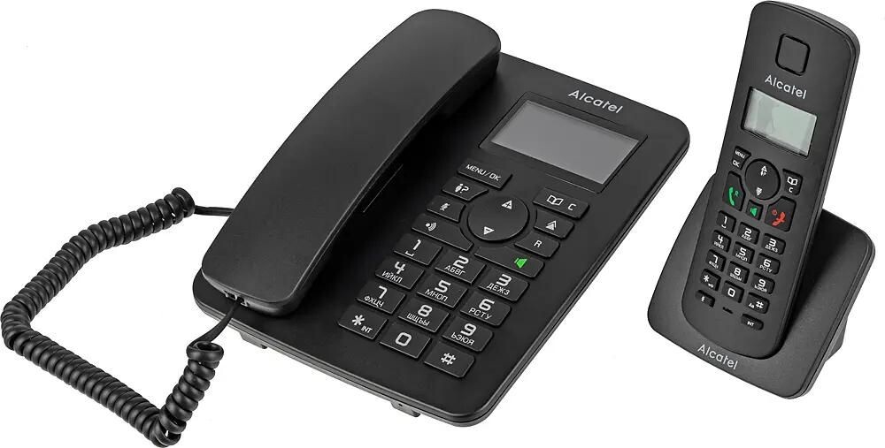 

Радиотелефон Alcatel M350 COMBO RU черный