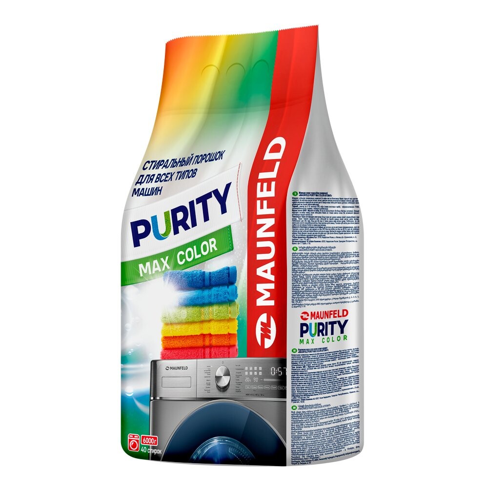 

Средство для стирки Maunfeld Purity Max Color Automat 6000г (MWP6000CA)