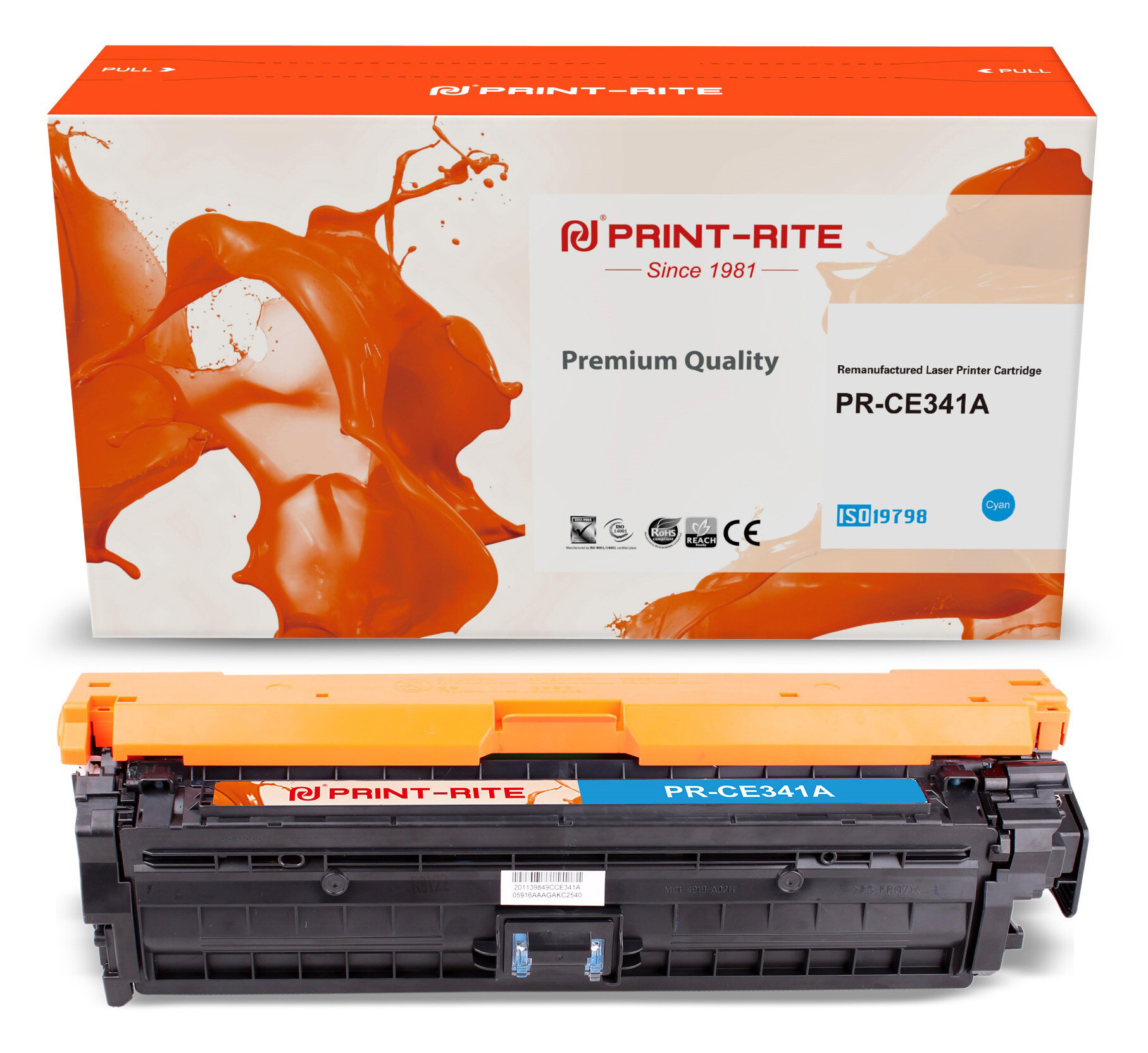 

Картридж Print-Rite PR-CE341A (TRHE95CPU1J) голубой