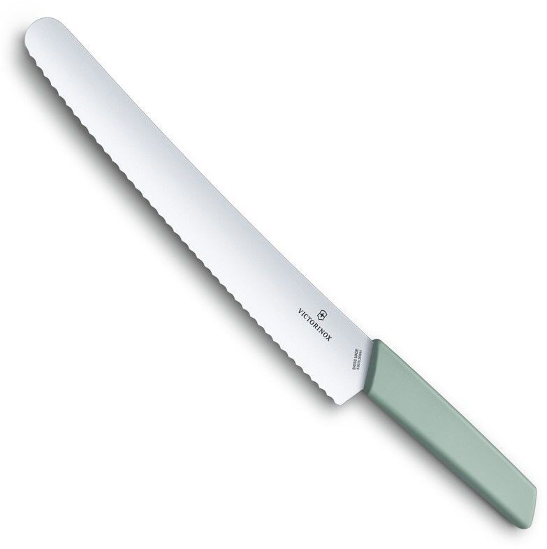 

Нож кухонный Victorinox Swiss Modern для хлеба зеленый (6.9076.26w44b)