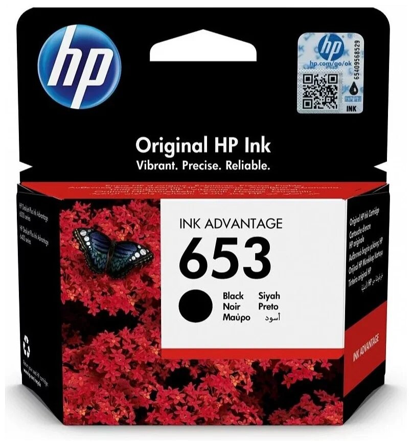 

Картридж HP 653 3YM75AE BLACK