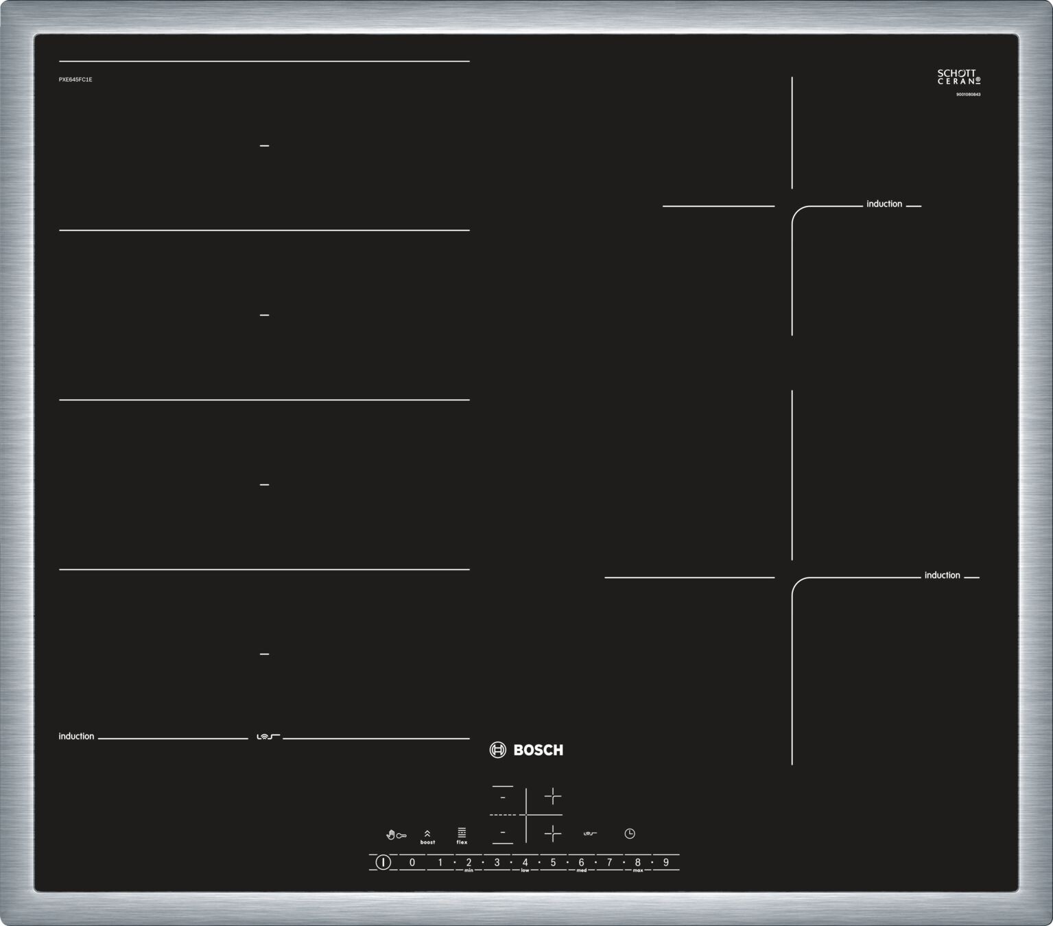 

Электрическая варочная панель Bosch PXE645FC1E