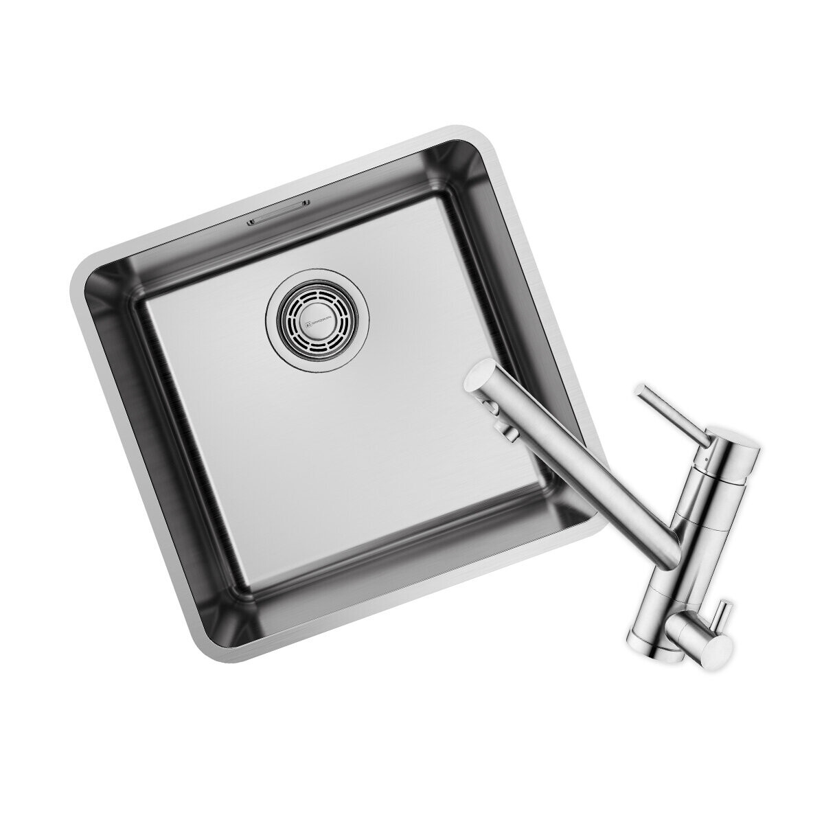 

Кухонная мойка Omoikiri Omi 43-U/I-IN Ultra +Смеситель Tonami-BN (7411.4018)