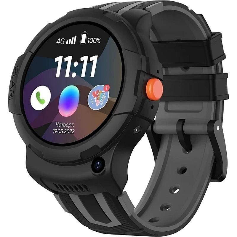 

Детские смарт-часы Elari Kidphone 4G Wink черный