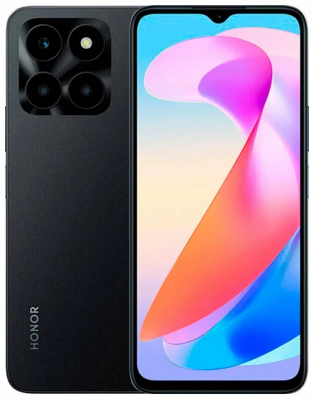 

Телефон Honor X6A 6/128Gb черный (5109AVSV)