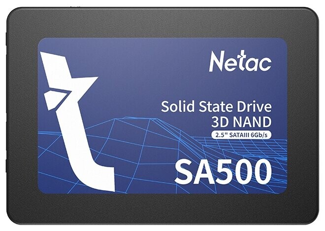 

SSD накопитель Netac 512Gb SA500 (NT01SA500-512-S3X)