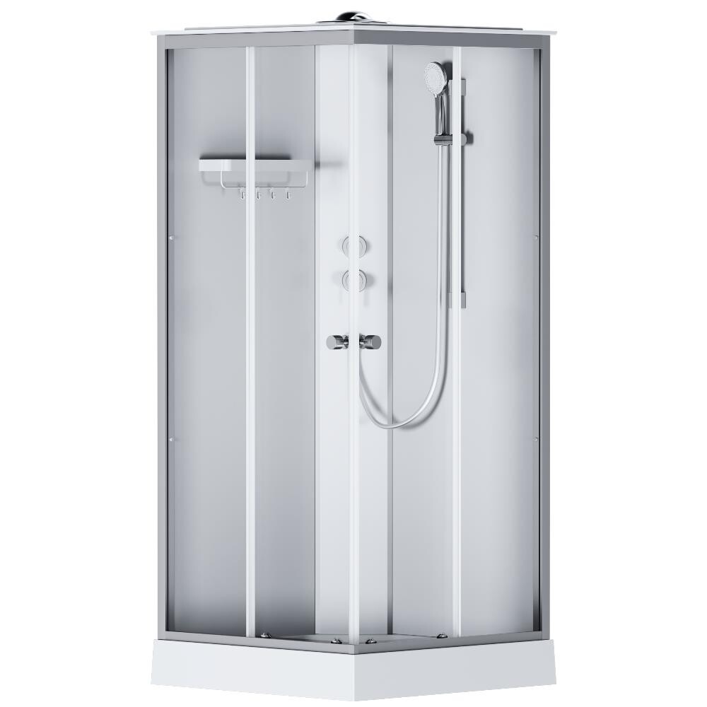 

Душевая кабина Am.Pm X-Joy Square W94C-403-090MT (90x90, профиль мат.хром, стекло прозрачное)