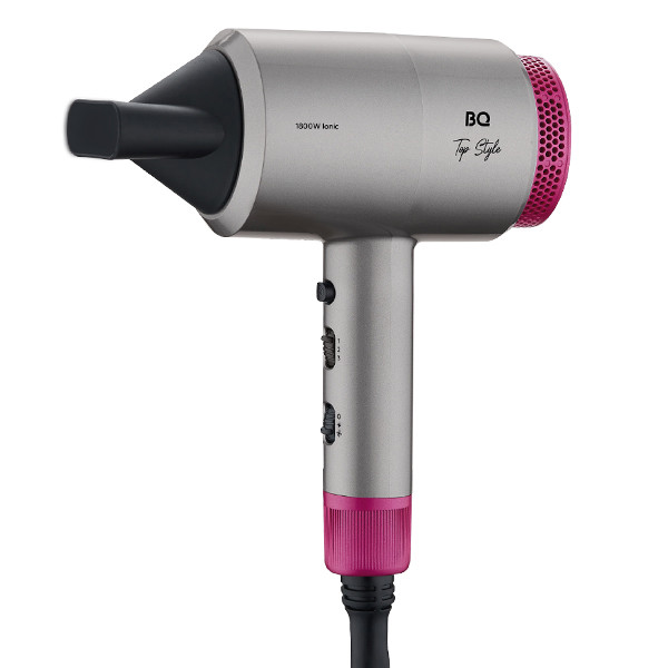 

Фен BQ HD1818M Серый-Розовый