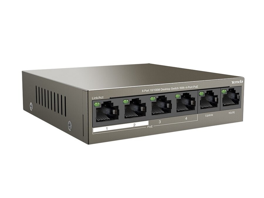 

Коммутатор Tenda TEF1106P-4-63W