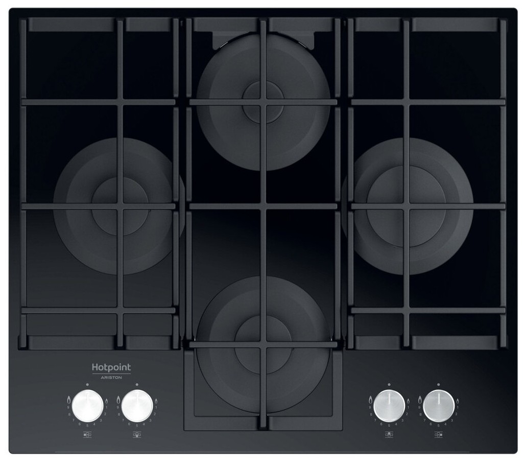 

Газовая варочная панель Hotpoint-Ariston HAGS 61F/BK