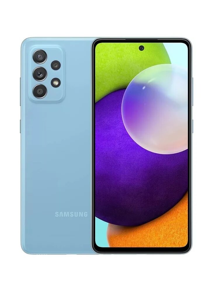 

Телефон Samsung Galaxy A52F 6/128Gb синий (SM-A525FZBDCAU)