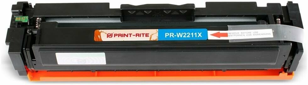 

Картридж Print-Rite PR-W2211X (W2211X/TFHBAXCPU1J) голубой