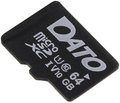 

Карта памяти Dato microSDXC 64Gb Class10 (DTTF064GUIC10) w/o adapter