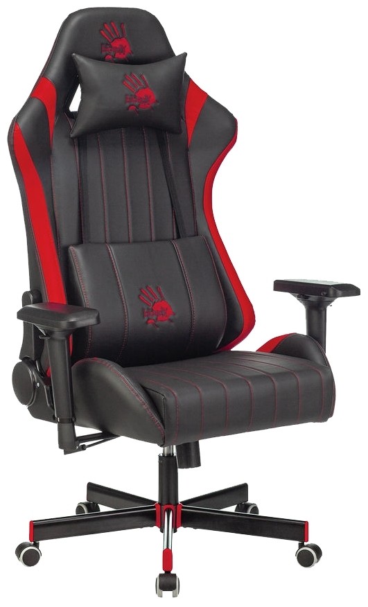 

Кресло A4Tech Bloody GC-990 искусственная кожа, черный/красный