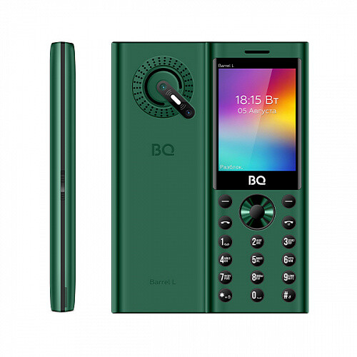 

Телефон BQ 2458 Barrel L Green/Black