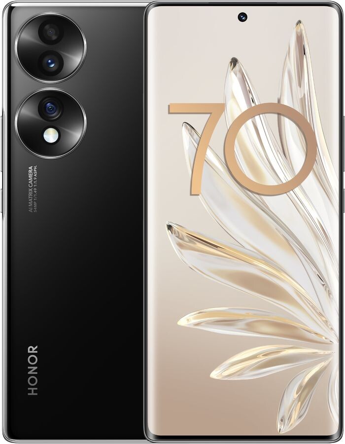 

Телефон Honor 70 8/128Gb черный (FNE-NX9/5109AJAC)