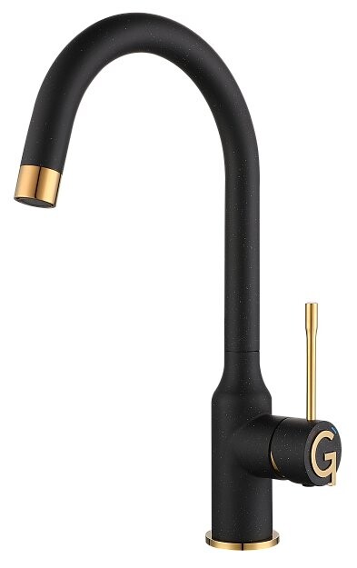 

Смеситель для кухни Rivelato Garda 1923502 nero oro