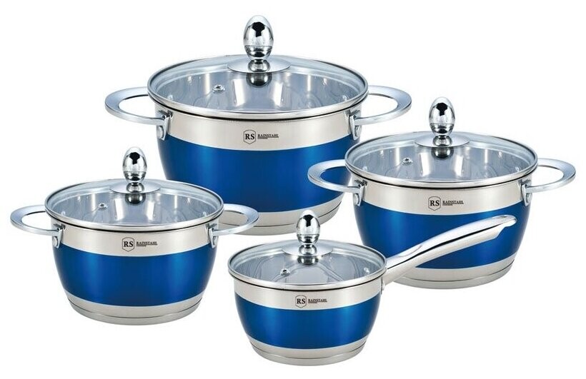 

Набор посуды RAINSTAHL 1818-08RSCW Blue