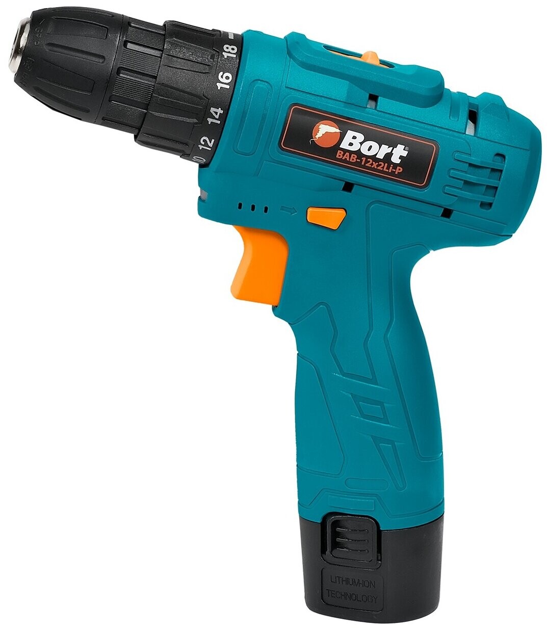 

Шуруповерт Bort BAB-12x2Li-P (93414011)