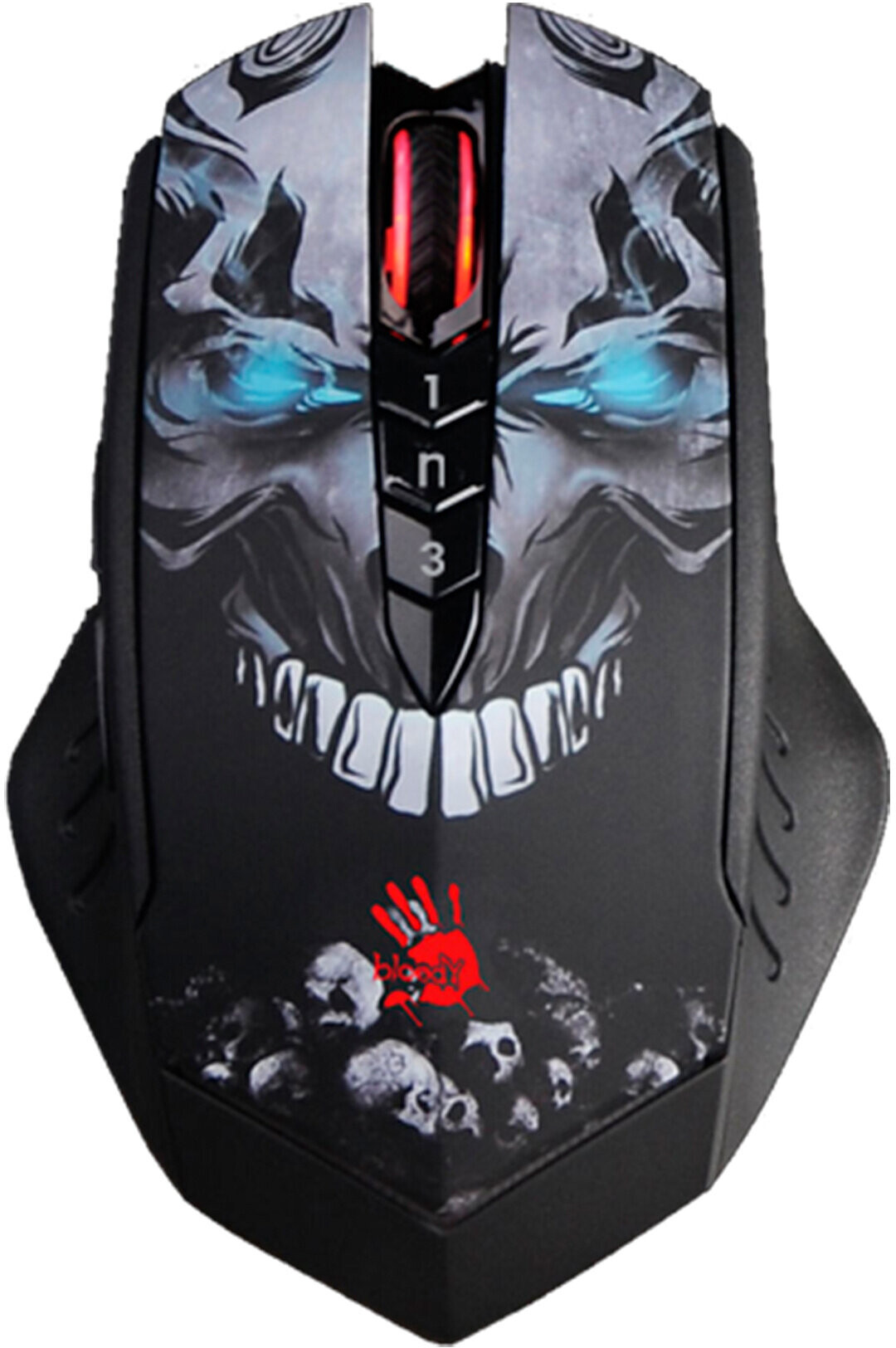 

Компьютерная мышь A4Tech Bloody R80 Plus Skull черный/рисунок