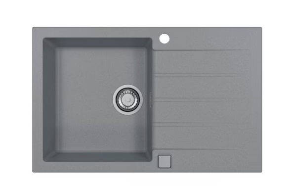 

Кухонная мойка Alveus Granital Cadit 20 Concrete-G81 790х500х200 с сифоном, серая (1132025)