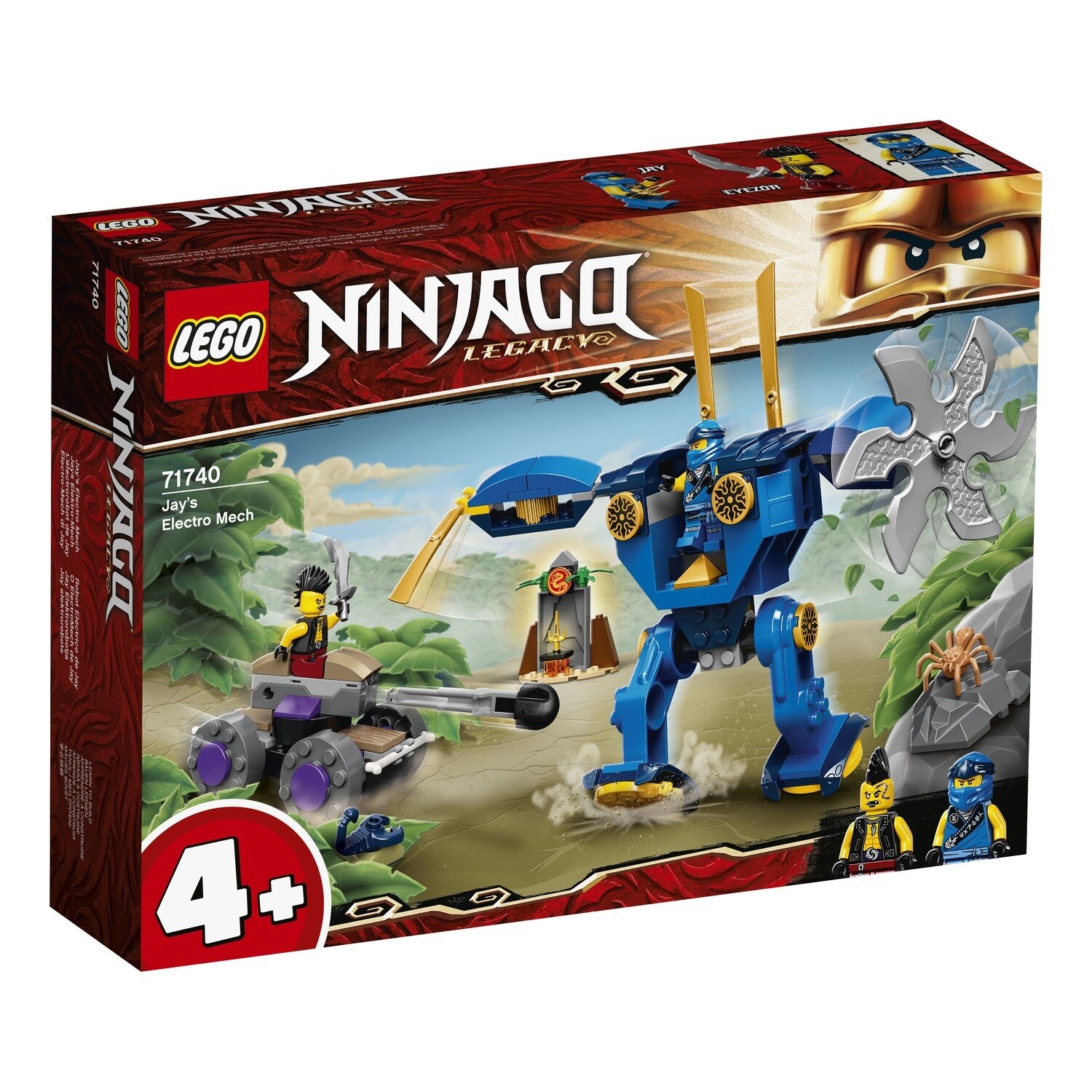 

Конструктор Lego Ninjago Jays Electro Mech (106дет.) (71740)