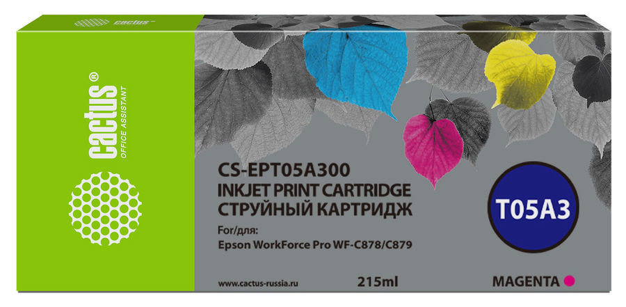 

Картридж Cactus CS-EPT05A300 пурпурный