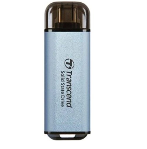 

Внешний жесткий диск Transcend ESD300 голубой USB-C 512GB (TS512GESD300C)