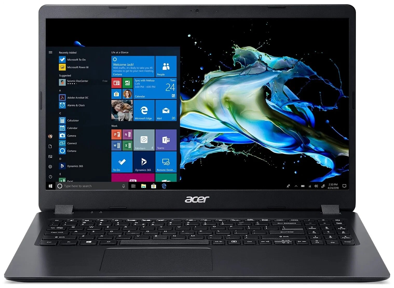 

Ноутбук Acer Extensa 15 EX215-52-76U0 Eshell black (NX.EG8ER.02W)