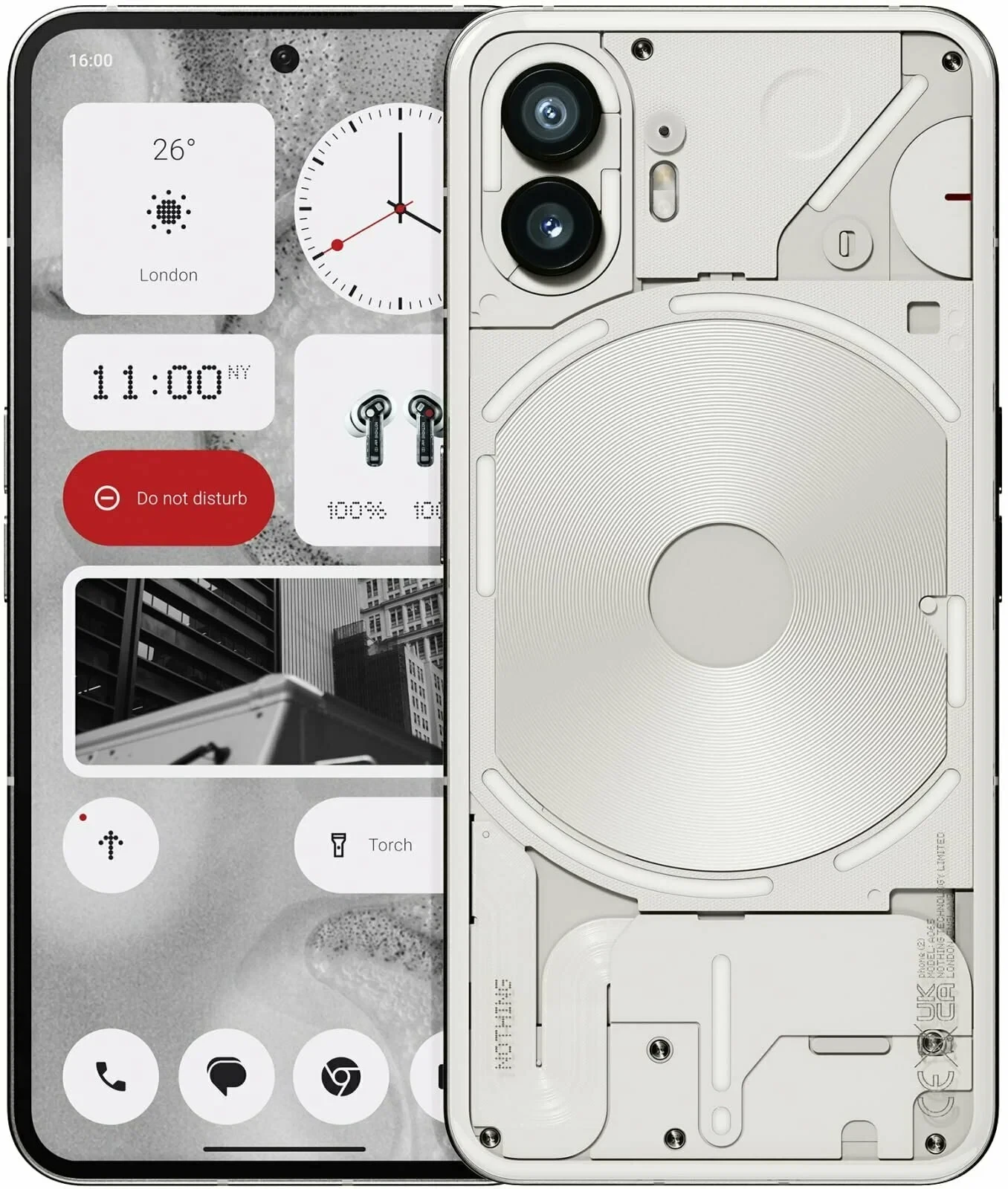 

Телефон Nothing Phone (2) 12/256GB WHITE (A065W)