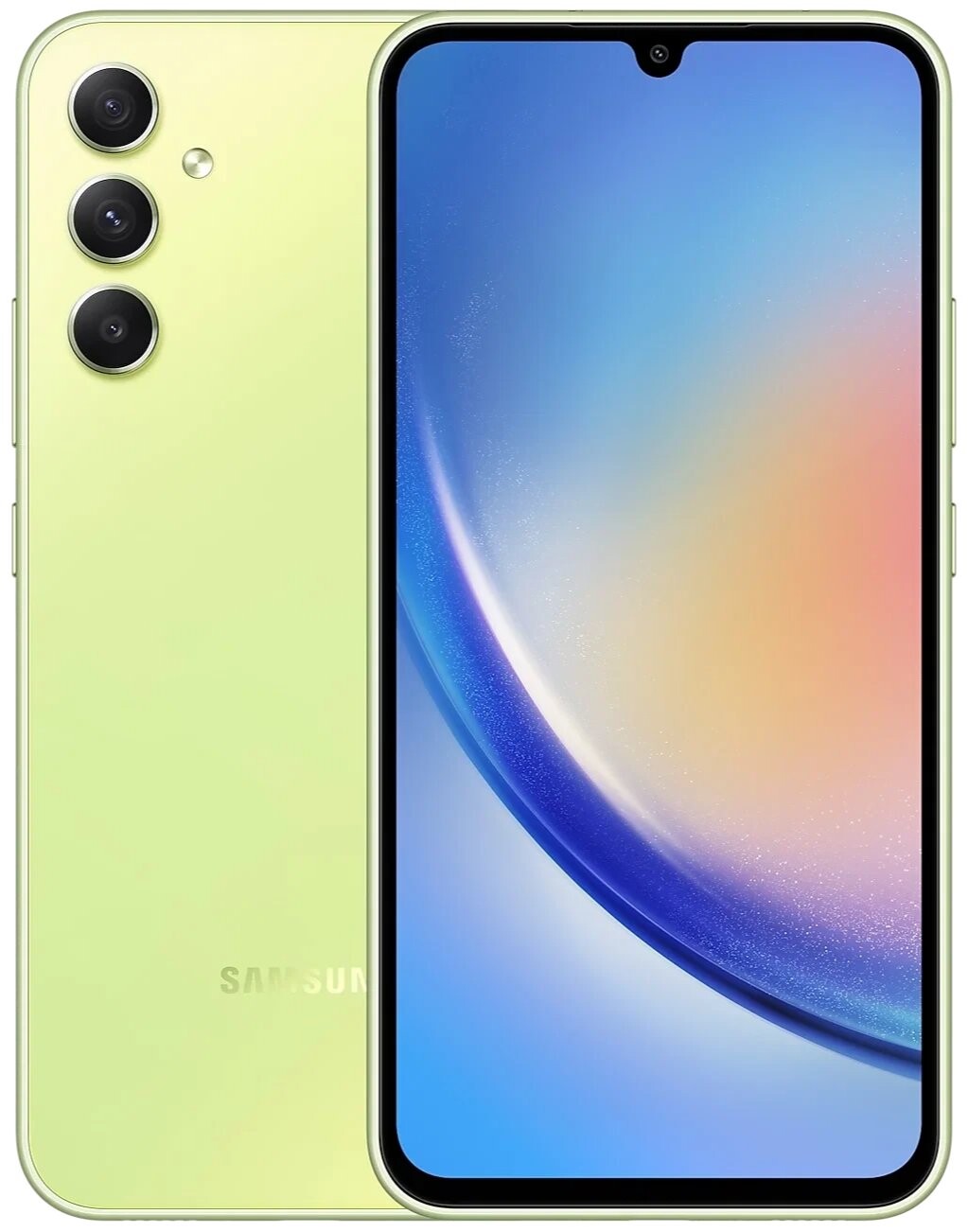 

Телефон Samsung Galaxy A34 5G 8/256Gb зеленый лайм (SM-A346ELGECAU)