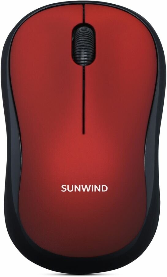

Компьютерная мышь Sunwind SW-M200 красный и черный
