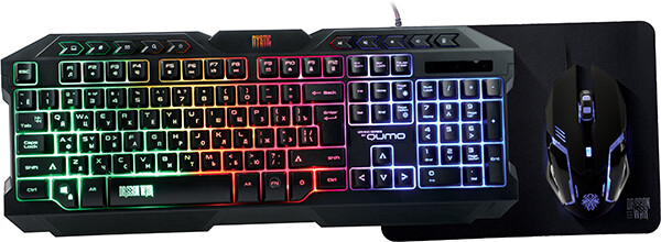 

Комплект мыши и клавиатуры Qumo Mystic K58/M76