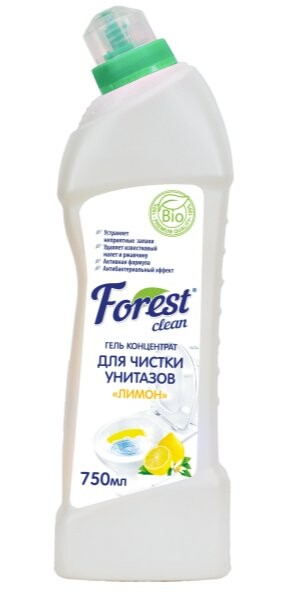 

Чистящее средство Forest Clean Лимон Гель-концентрат для чистки унитазов 750мл