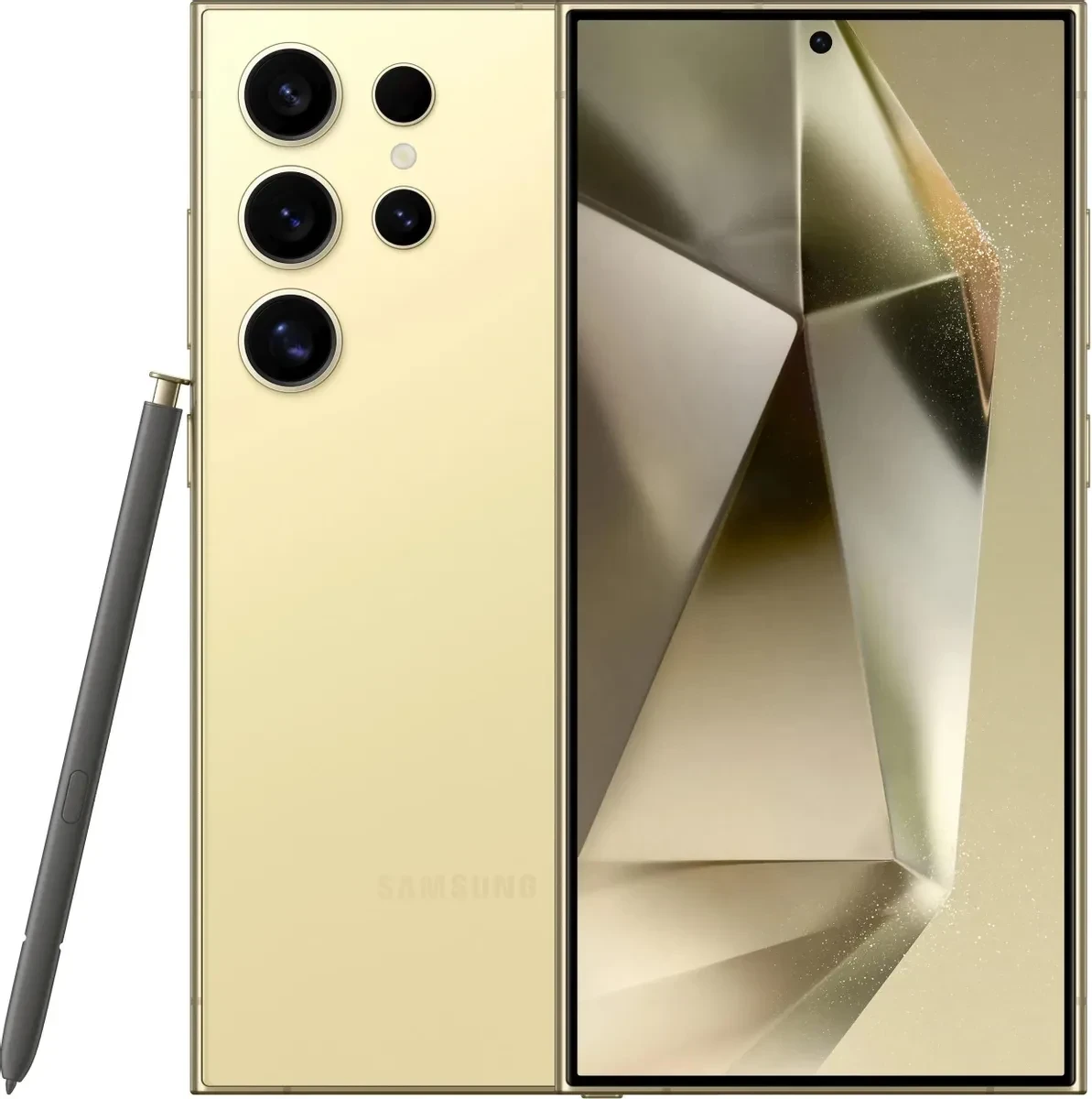 

Телефон Samsung Galaxy S24 Ultra 5G 12/256Gb желтый (SM-S928BZYGSKZ)
