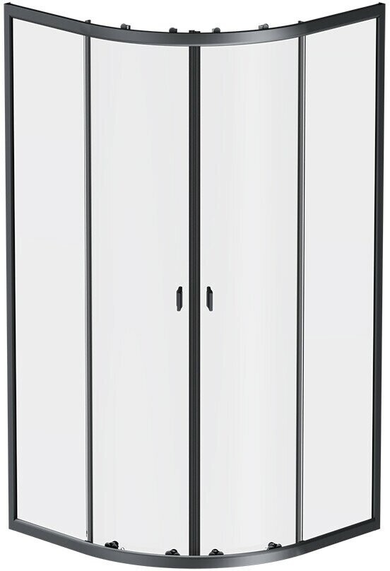 

Душевой уголок Am.Pm X-Joy Twin Slide W88E-205-090BT64 c поддоном, 90x90, профиль черный