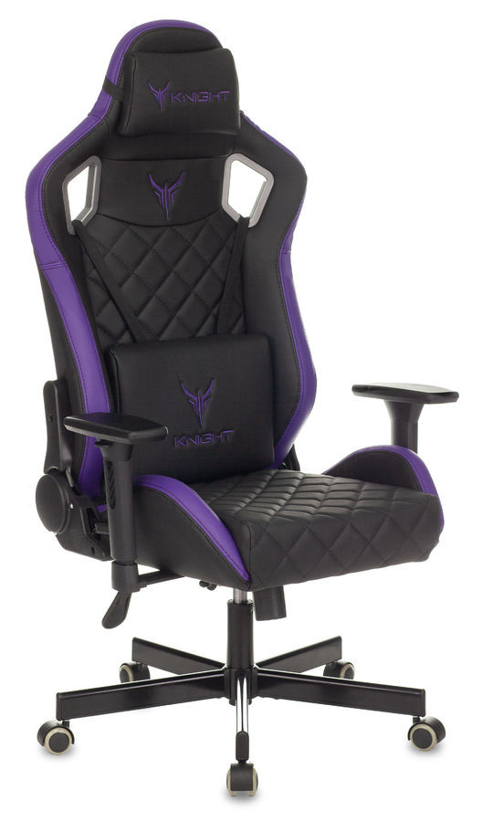 

Кресло Knight Outrider эко.кожа черный/фиолетовый