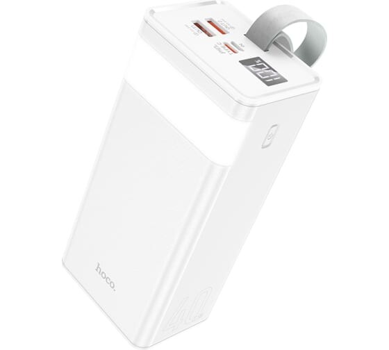 

Внешний аккумулятор HOCO J86 40000mAh, белый (6931474759221)