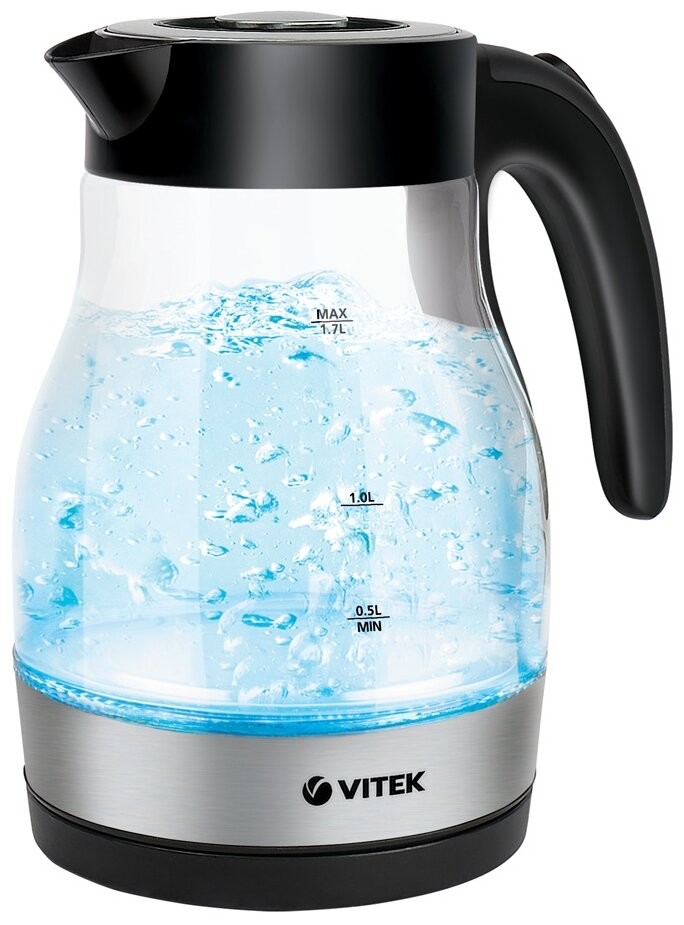 

Чайник Vitek VT-7064 черный/стекло