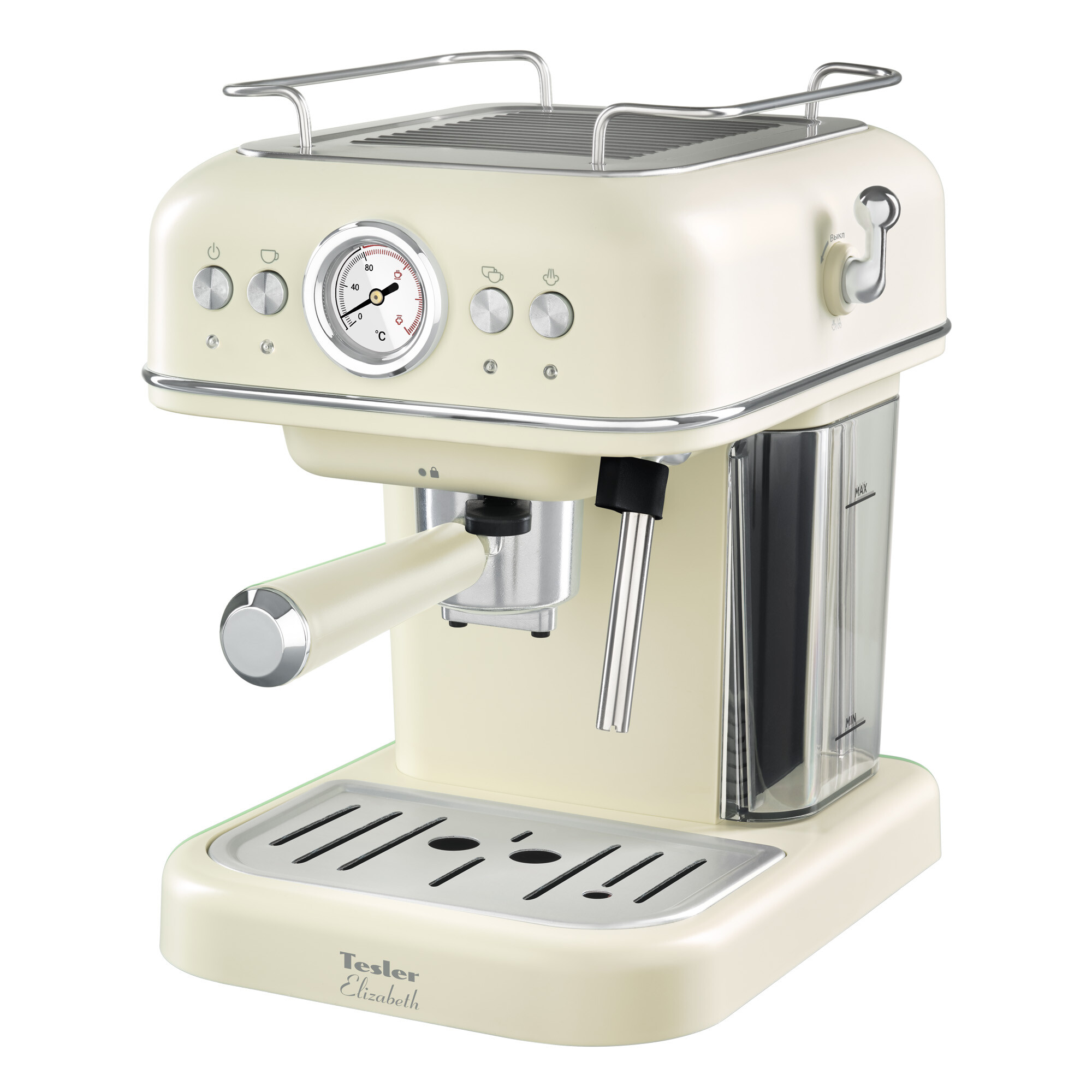 

Кофеварка Tesler ECM-245 BEIGE