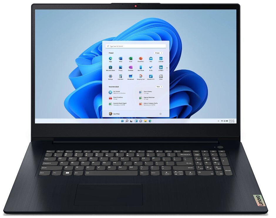 

Ноутбук Lenovo IdeaPad 3 17IAU7 Win11Home blue (82RL001URU)
