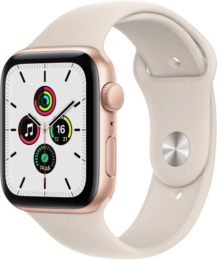 

Умные часы Apple Watch SE A2352 44мм золотой (MKQ53LL/A)