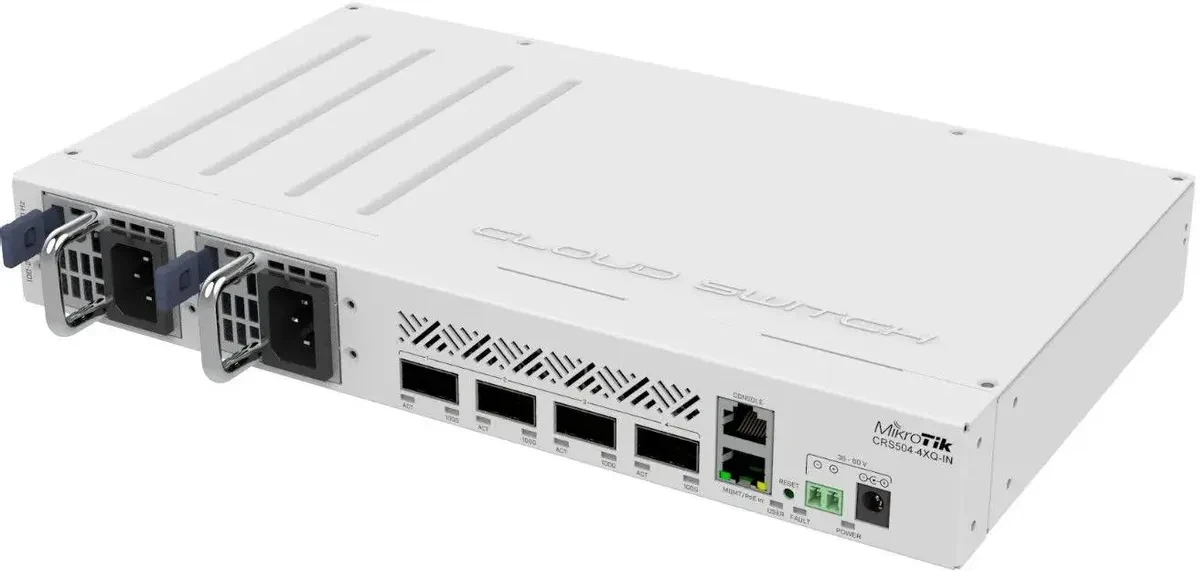 

Коммутатор MikroTik CRS504-4XQ-IN