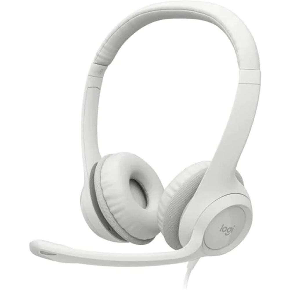 

Компьютерная гарнитура Logitech H390 белый (981-001286)