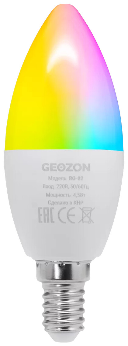 

Умная лампочка Geozon RG-02 white (GSH-SLR02)