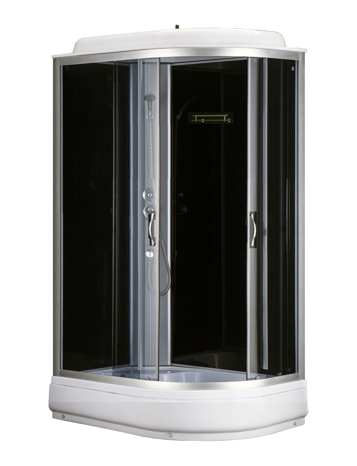 

Душевая кабина Loranto CS-66120-20 L G 120*80*215см поддон 20см, черная, стекло 4мм (3 коробки)