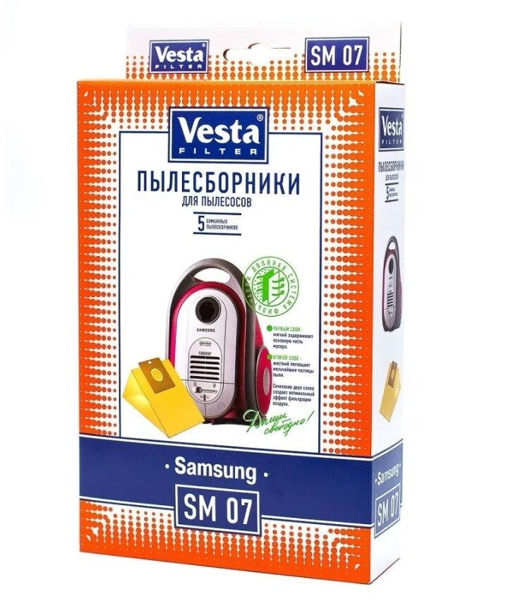 

Мешок для пылесоса Vesta SM-07 5шт