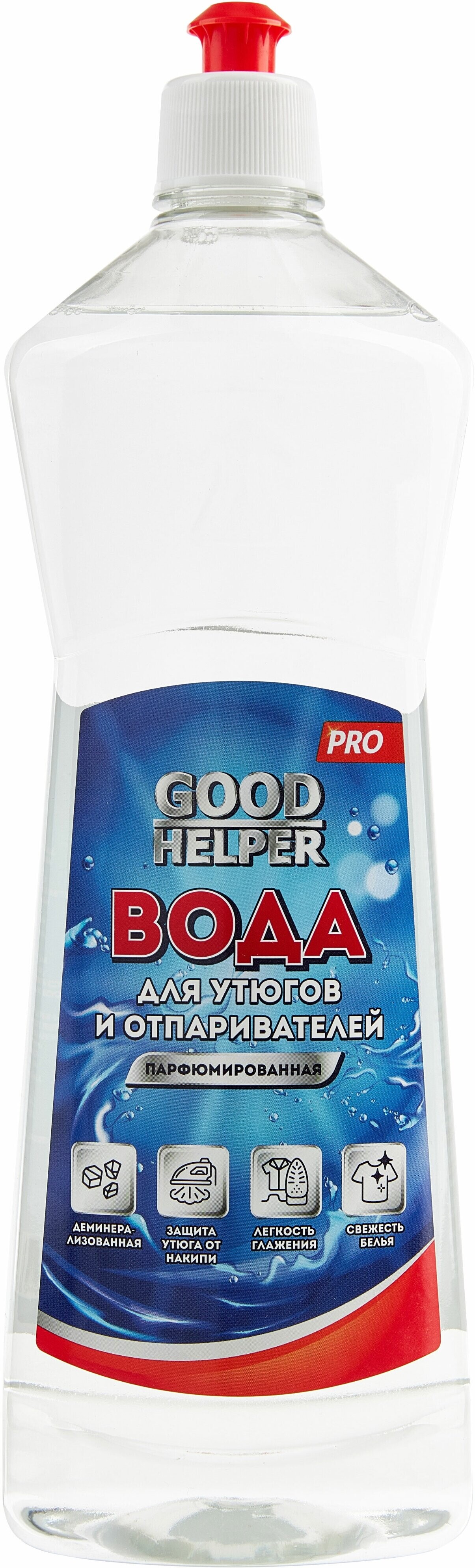 

Средство для ухода за техникой Goodhelper PWI-1000 Вода парфюмированная для утюгов и отпаривателей 1000мл