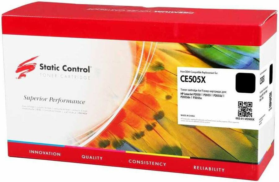 

Картридж Static Control 002-01-VE505X (CE505X) черный
